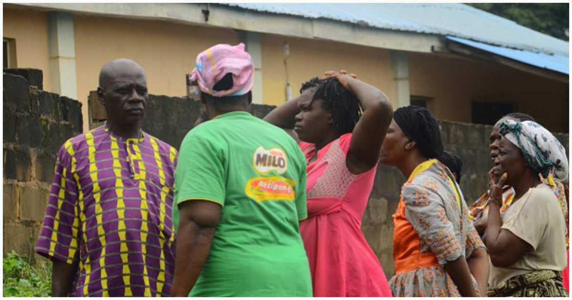 Drama as Nigerian woman discovers after 3 months that her housemaid is actually a man, disgraces him in viral video