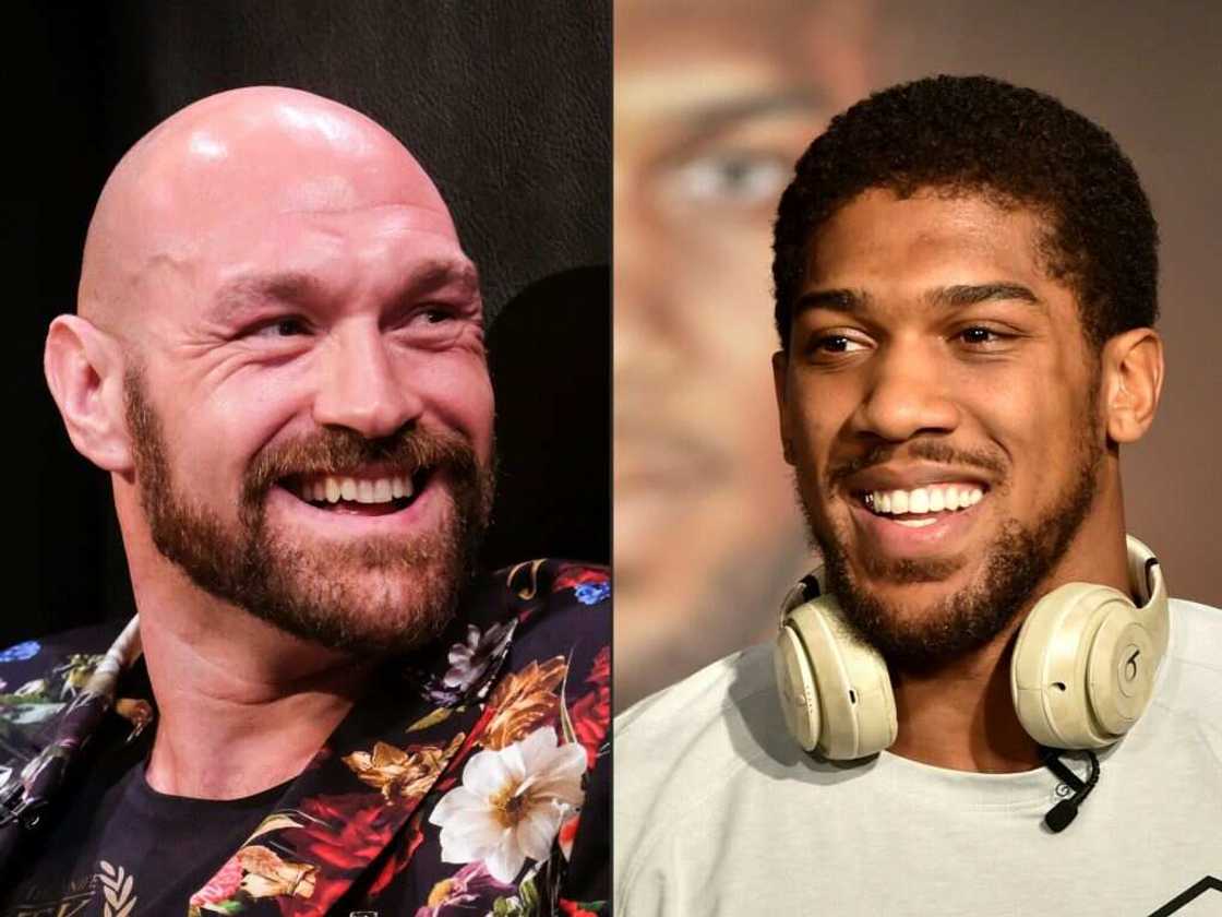 Anthony Joshua and Tyson Fury sign deal ahead of undisputed world heavyweight title fight Anthony Joshua and Tyson Fury sign deal ahead of undisputed world heavyweight title fight