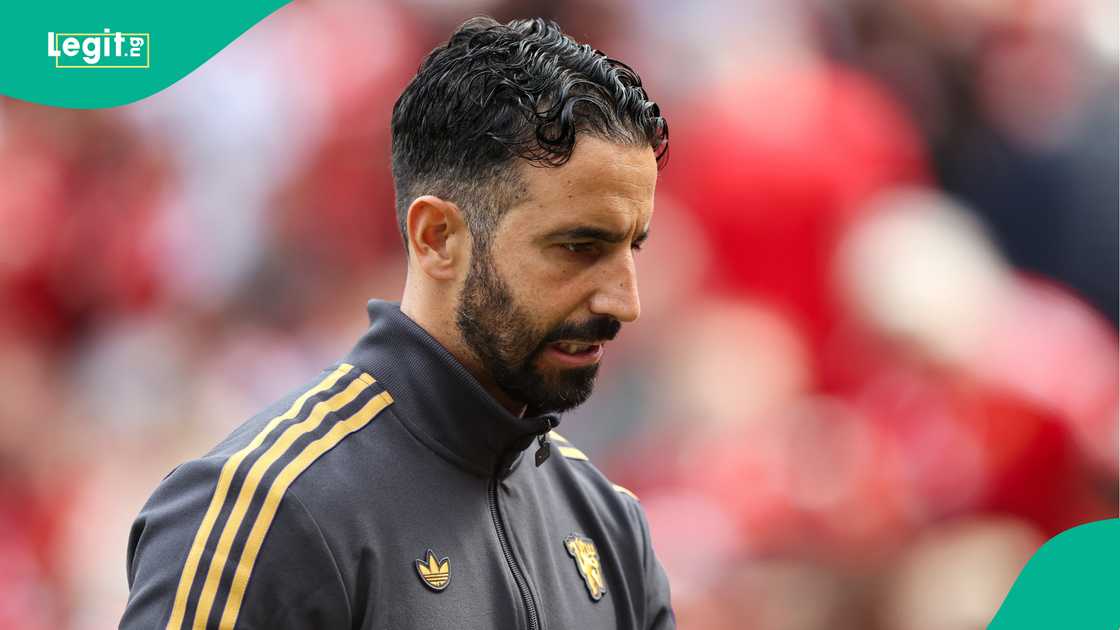 Ruben Amorim, Manchester United, ACF Fiorentina, Old Trafford, England Ruben Amorim, Manchester United, ACF Fiorentina, Old Trafford, England