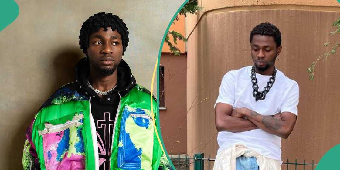 Omah Lay begs God for more money. Omah Lay begs God for more money.