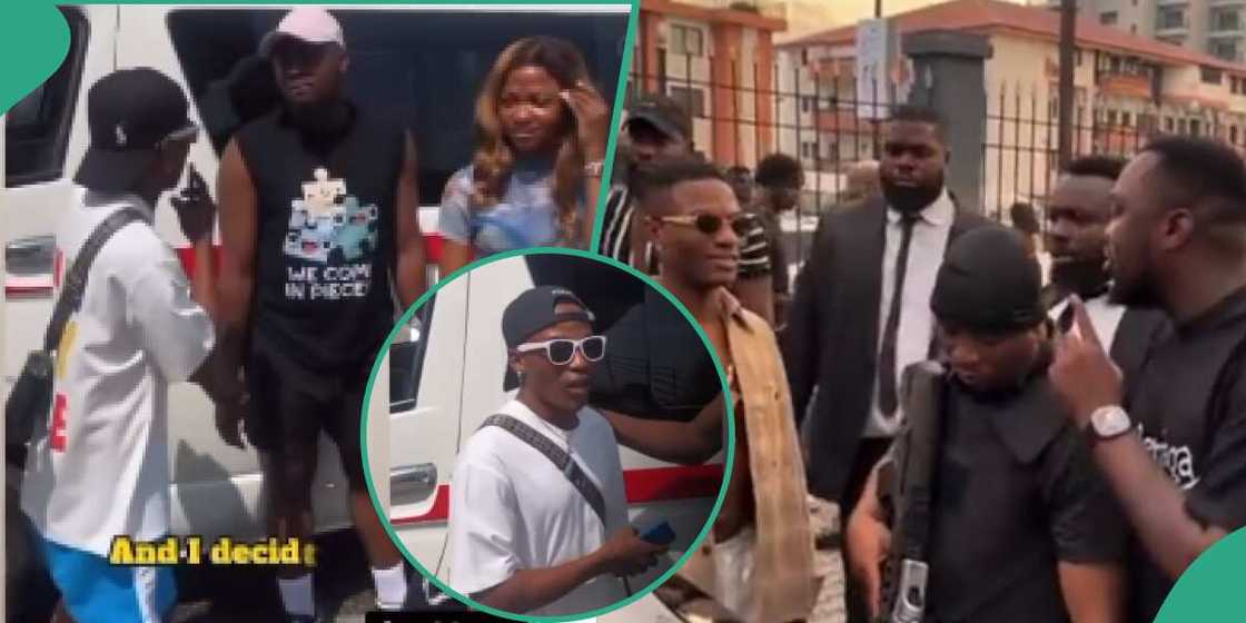 Wizkid: Video of Egungun snubbing young content creator.