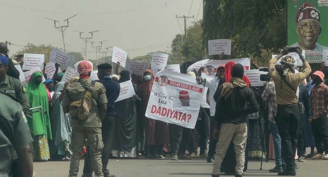 An yi zanga-zanga kan El-Rufai a Kaduna An yi zanga-zanga kan El-Rufai a Kaduna