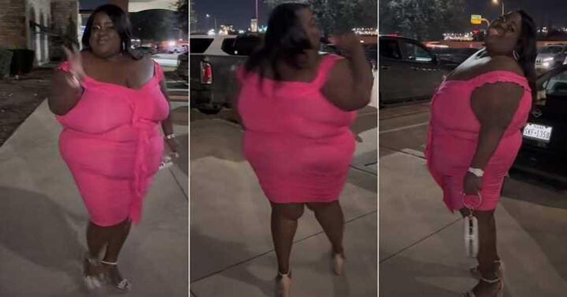 Plus-sized lady with rare shape, confidence