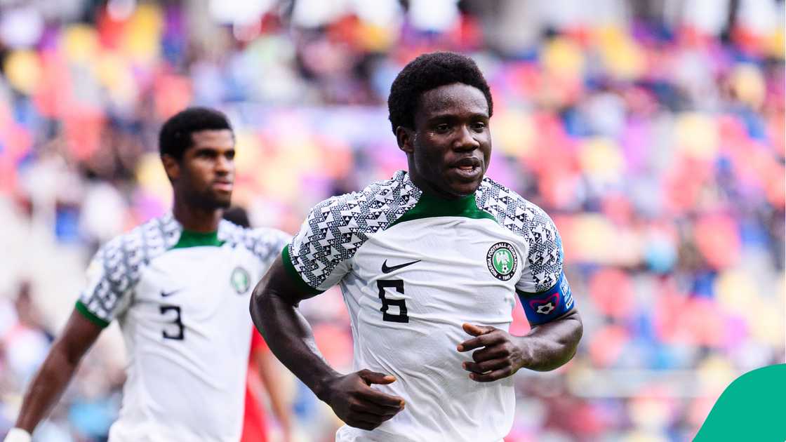 Daniel Bameyi, Nigeria U20, Flying Eagles, Rosmus Holten, Norway Daniel Bameyi, Nigeria U20, Flying Eagles, Rosmus Holten, Norway