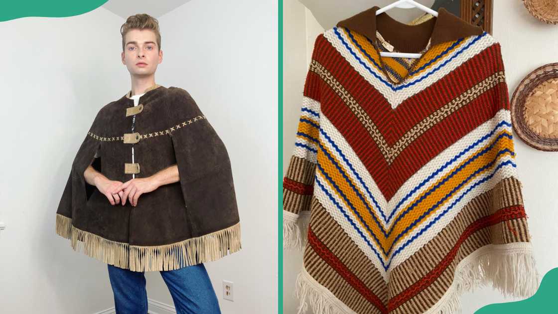 A young boy in a poncho A young boy in a poncho