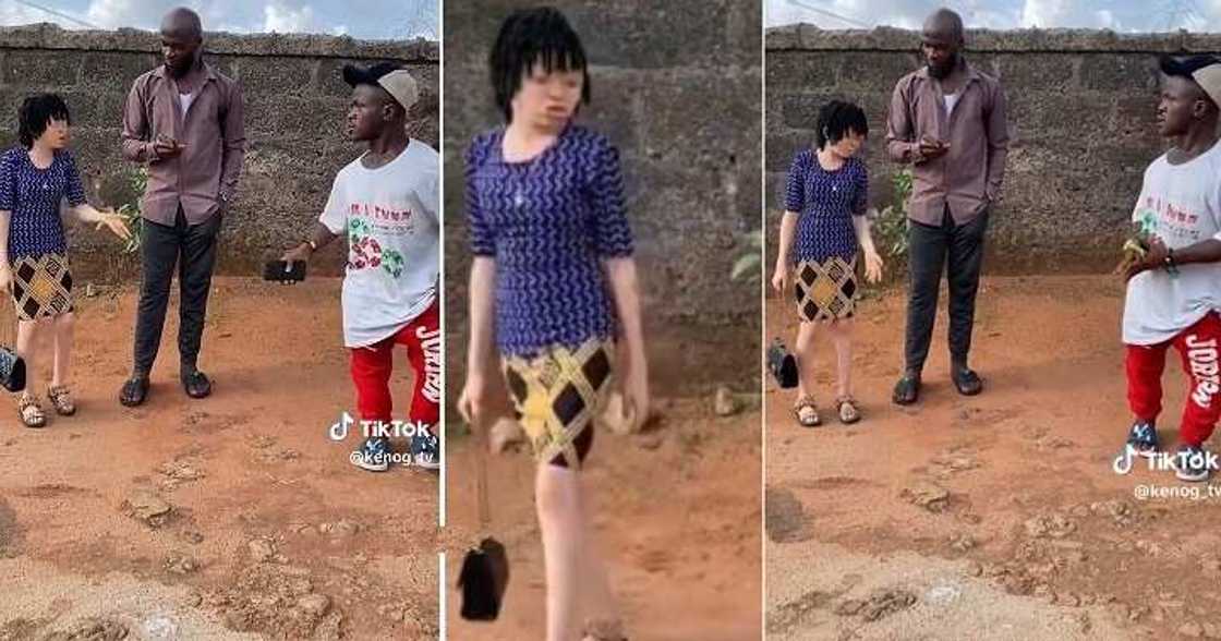 Albino lady rejects blind date Albino lady rejects blind date