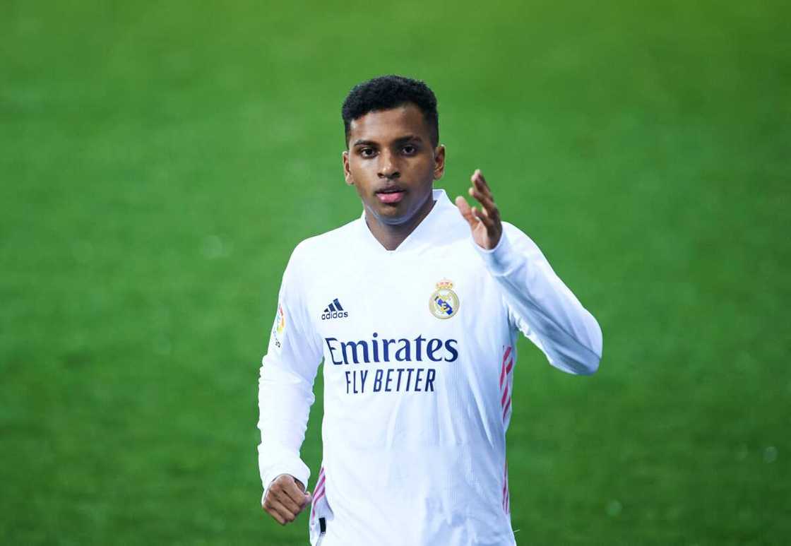 Real Madrid star Rodrygo. Real Madrid star Rodrygo.