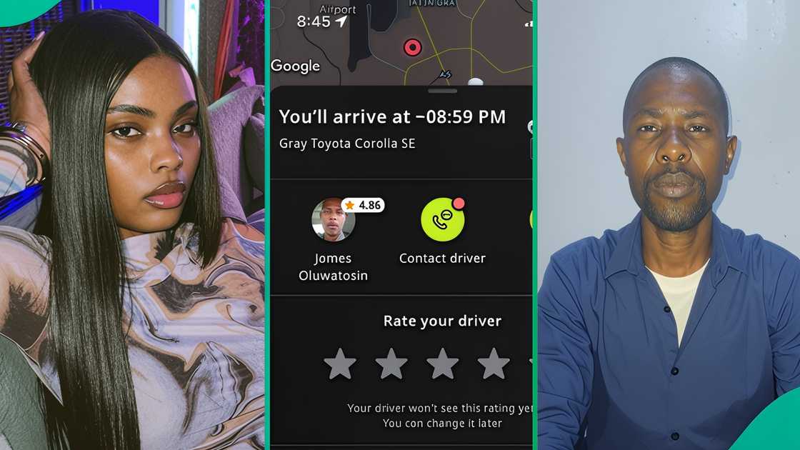 An inDriver driver goes viral after a passenger accused him of plotting with robbers