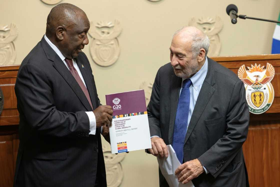 President Cyril Ramaphosa commissioned experts led Nobel Laureate Joseph Stiglitz to analyse inequality and propose solutions to the summit President Cyril Ramaphosa commissioned experts led Nobel Laureate Joseph Stiglitz to analyse inequality and propose solutions to the summit