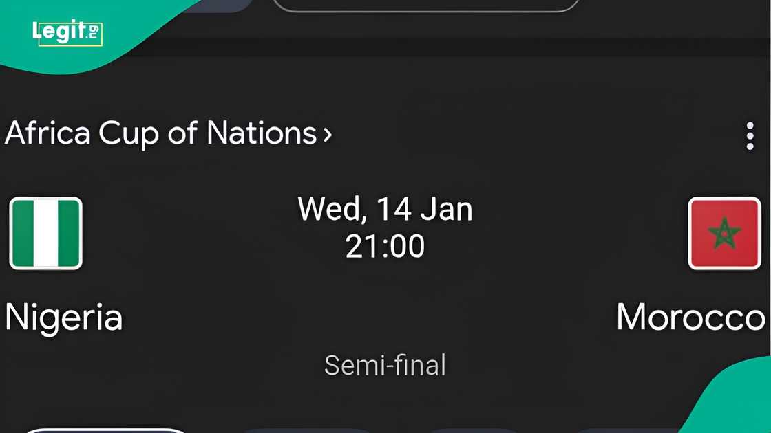 A Nigerian pastor asks AI to predict the AFCON semi-final score between Nigeria and Morocco, but rejects the forecast after it tips Morocco to win, sparking online reactions.
