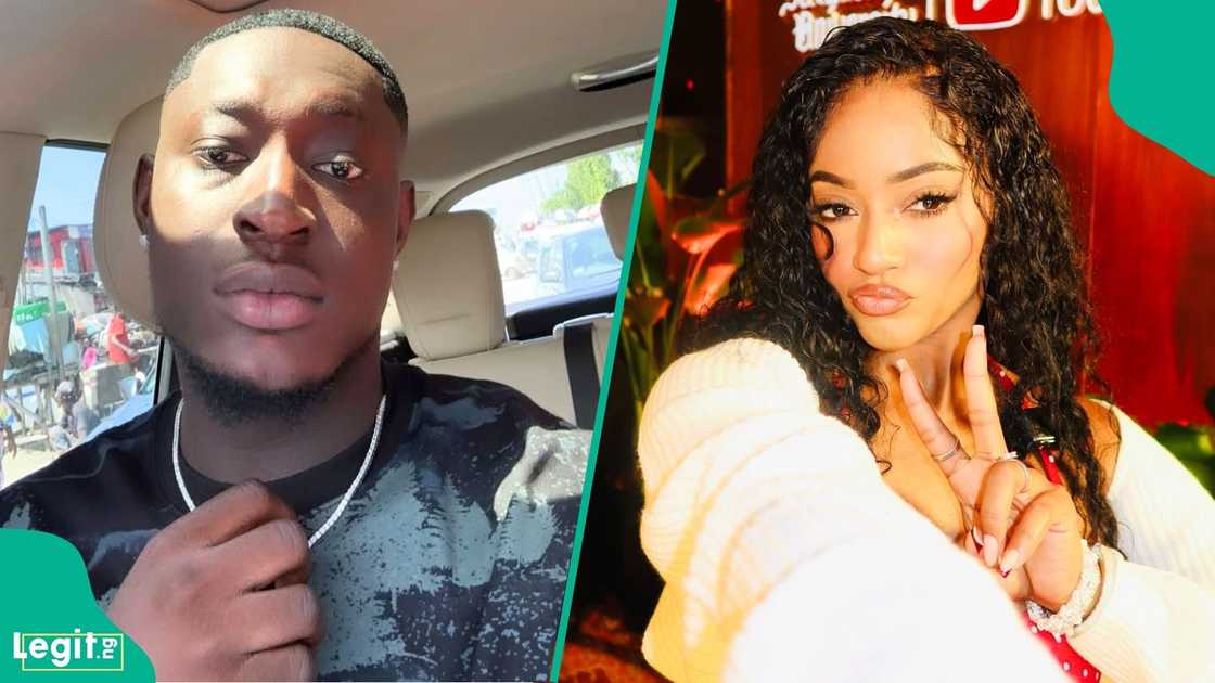 Carter Efe and new girlfriend Jasmine spark online reactions during viral livestream moment about his baby mama Carter Efe and new girlfriend Jasmine spark online reactions during viral livestream moment about his baby mama