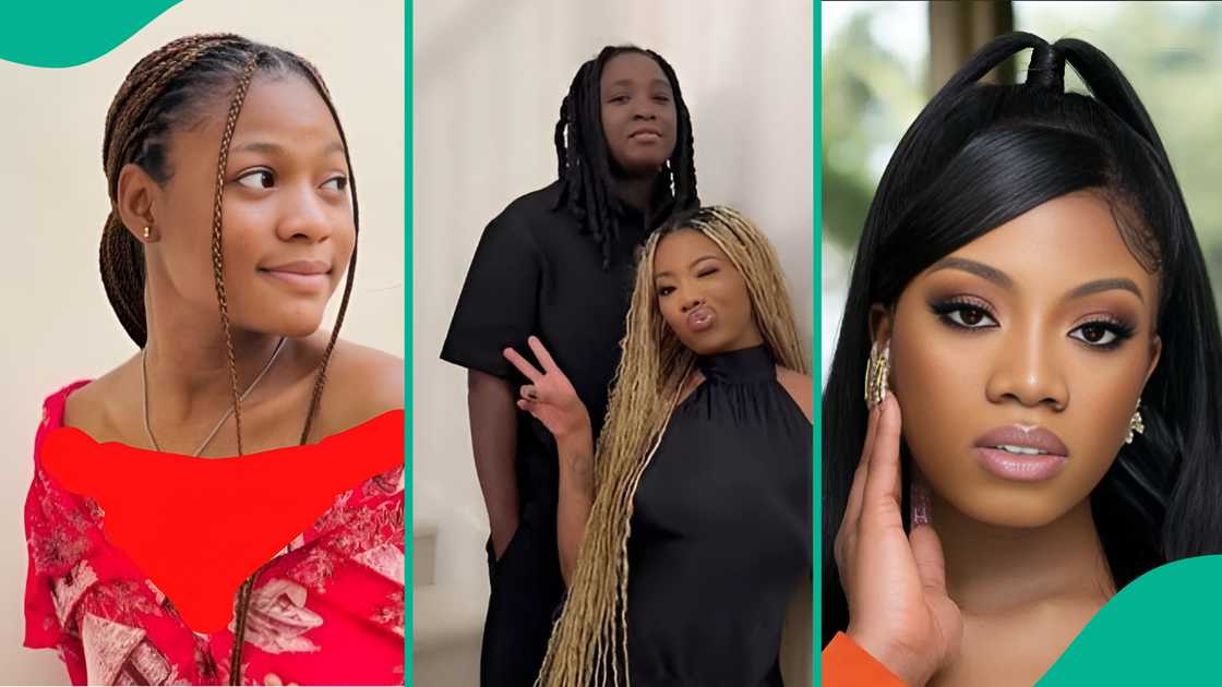 Nigerian lady sparks rumours of Angel Smith's partner's alleged infidelity.