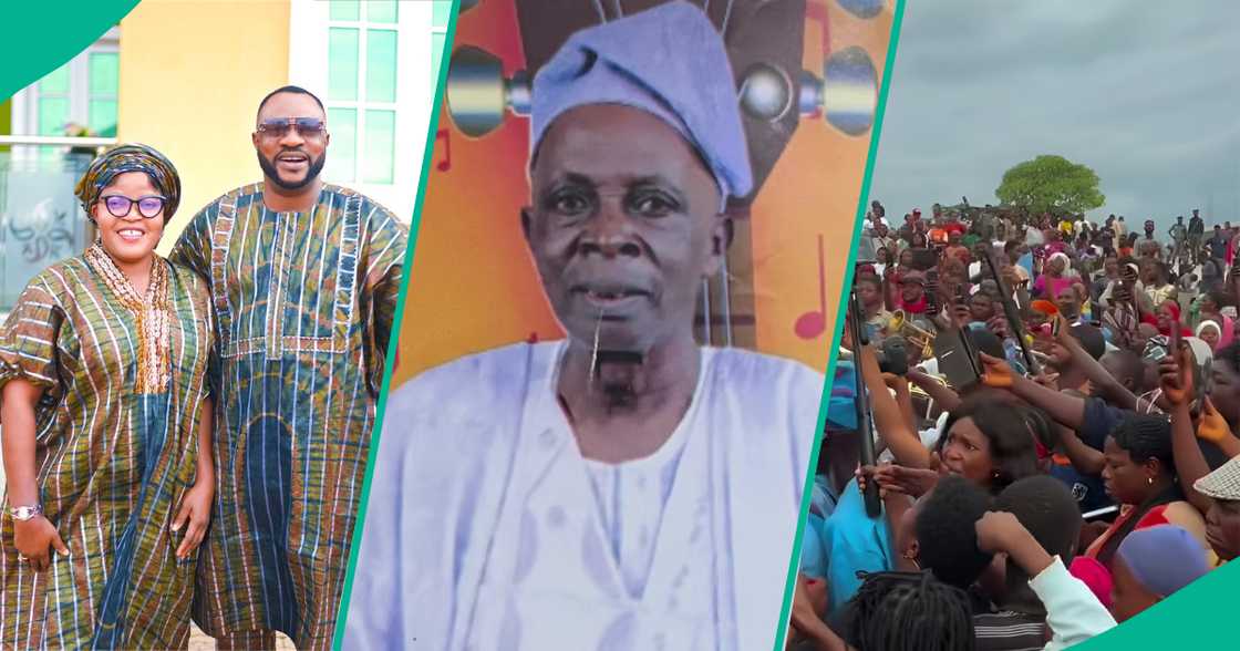 Odunlade Adekola buries his father in grand style in Ekiti state. Odunlade Adekola buries his father in grand style in Ekiti state.