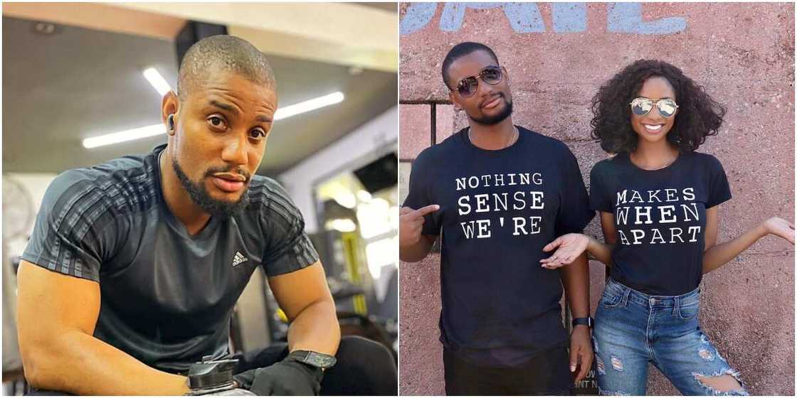 Alex Ekubo, Alex Ekubo with ex-fiancée Alex Ekubo, Alex Ekubo with ex-fiancée