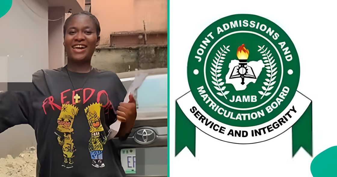 A Nigerian girl who wrote the 2025 UTME danced after writing the exams A Nigerian girl who wrote the 2025 UTME danced after writing the exams