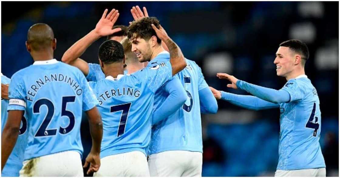 Man City tear Crystal Palace apart to go just two points behind leaders United Man City tear Crystal Palace apart to go just two points behind leaders United