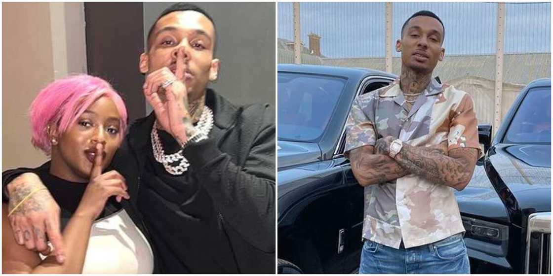 DJ Cuppy and rapper Fredo DJ Cuppy and rapper Fredo