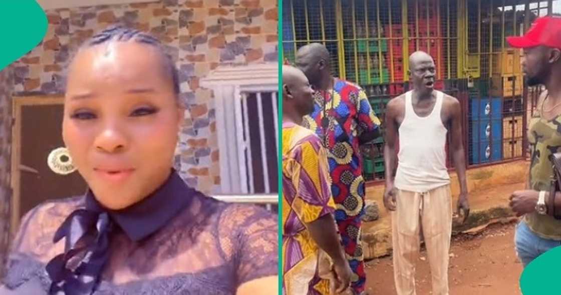 Woman tackles husband who returned to claim their 10-year-old daughter.