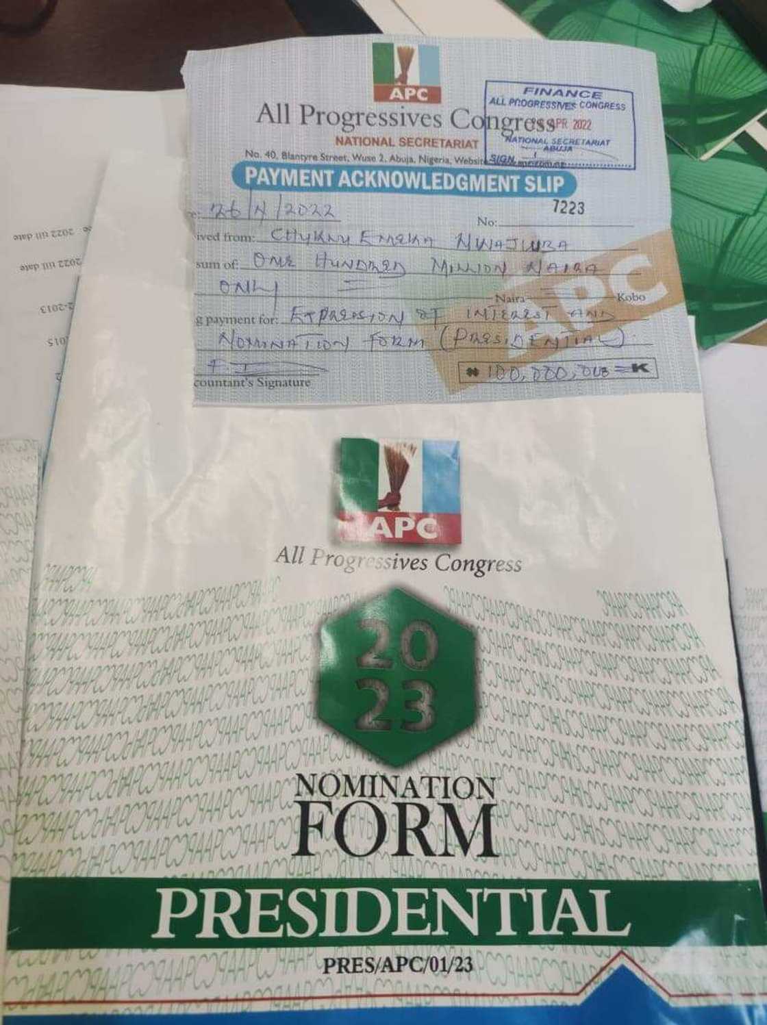 Yanzu-yanzu: Karamin Ministan Ilmi, Emeke Nwajiuba, ya saya Fom din takara shugaban kasa N100m Yanzu-yanzu: Karamin Ministan Ilmi, Emeke Nwajiuba, ya saya Fom din takara shugaban kasa N100m