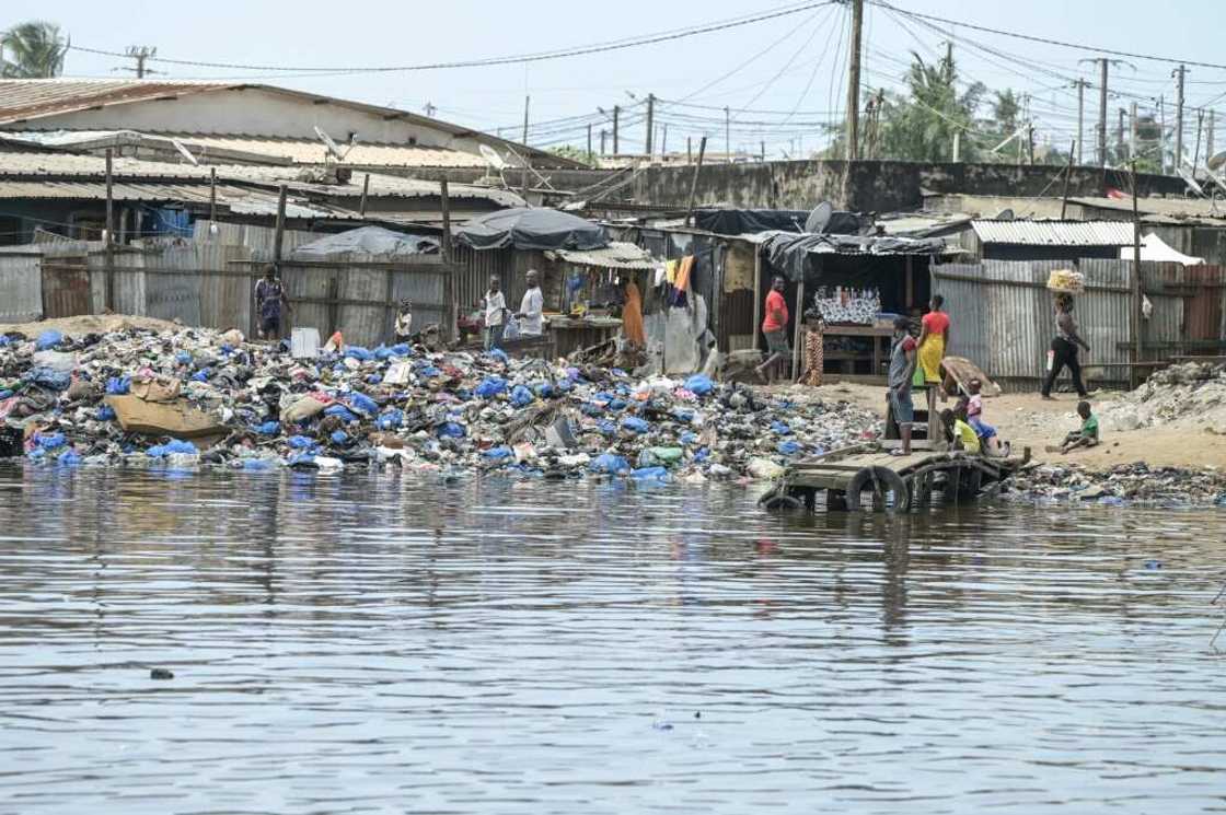 'Plastic is the (lagoon's) biggest pollution source,' says expert Ayenon Seka 'Plastic is the (lagoon's) biggest pollution source,' says expert Ayenon Seka