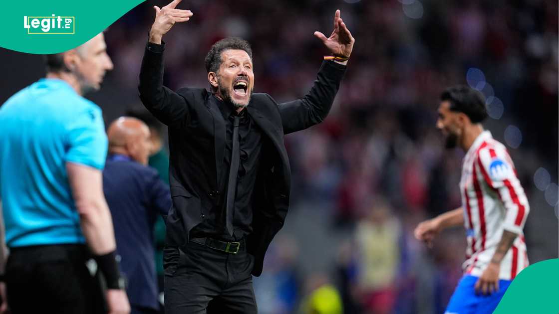 Diego Simeone, Atletico Madrid, Barcelona, UEFA Champions League, Spain. Diego Simeone, Atletico Madrid, Barcelona, UEFA Champions League, Spain.