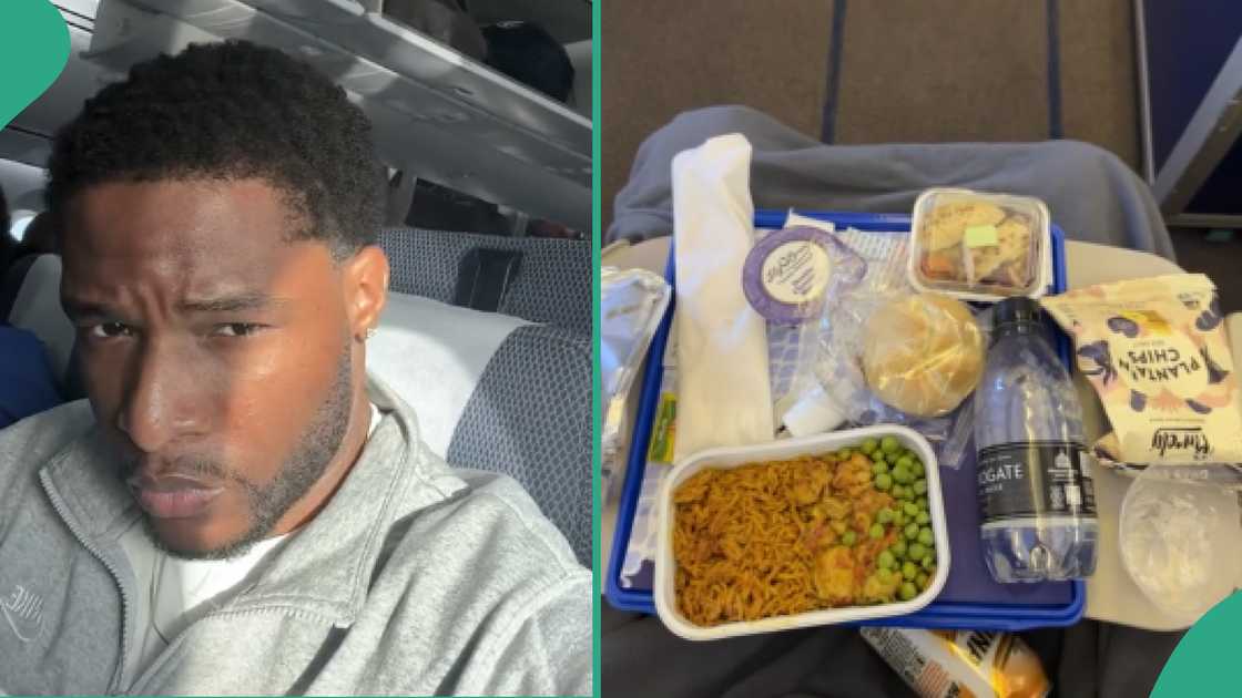 Video as man who flew Air Peace economy class from London to Lagos breaks silence