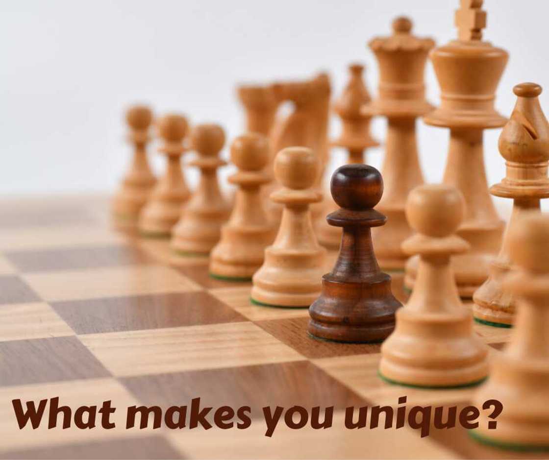 What makes you unique What makes you unique
