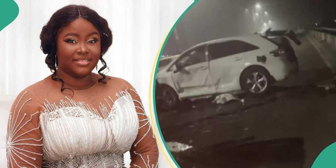 Bukola Arugba's dismantled car. Bukola Arugba's dismantled car.