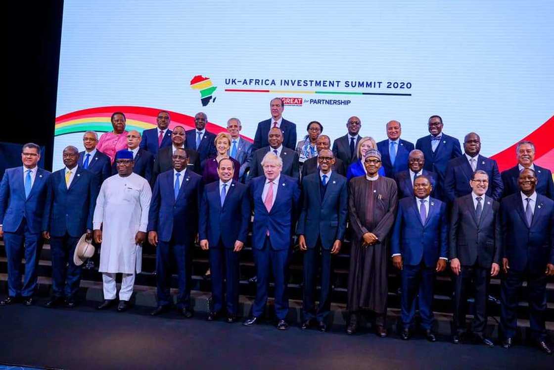 UK-Africa Summit: Buhari participates at opening plenary