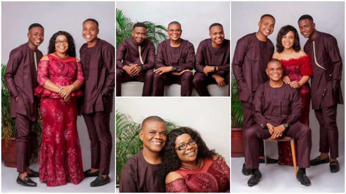 Adorable photos of couple who've been married for 25 years become viral sensation as they show off their kids Adorable photos of couple who've been married for 25 years become viral sensation as they show off their kids