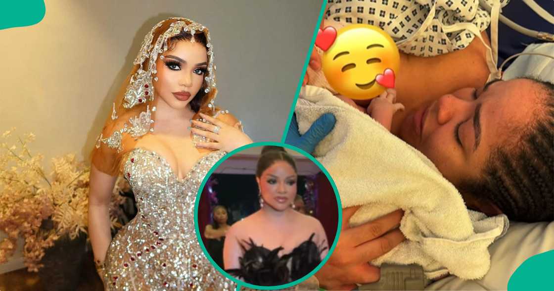 Nengi spotted outside for the first time after giving birth. Nengi spotted outside for the first time after giving birth.