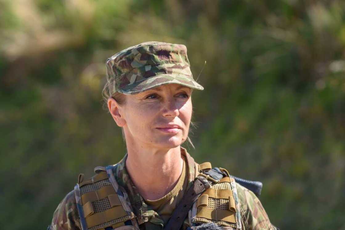 Head of Latvia's fashion chamber Dita Danosa is one of thousands who volunteered to join the national guard after Russia's invasion Head of Latvia's fashion chamber Dita Danosa is one of thousands who volunteered to join the national guard after Russia's invasion