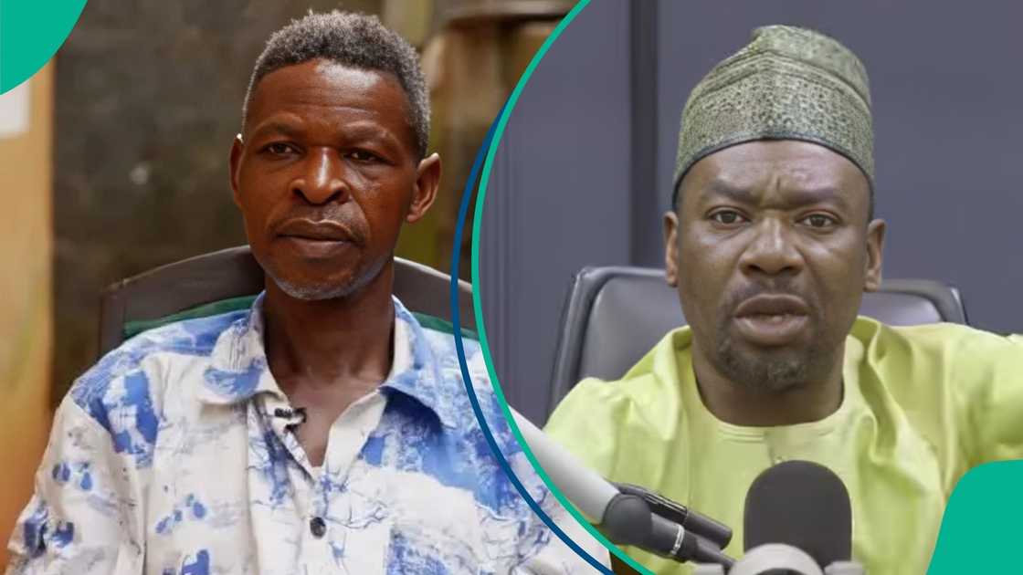 Baba mohbad on brekete family show with Ahmad Isah Baba mohbad on brekete family show with Ahmad Isah