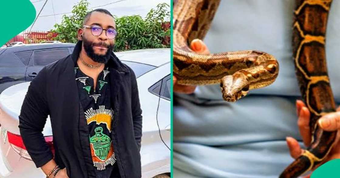 Man posts photo of an alleged poison extractor. Man posts photo of an alleged poison extractor.