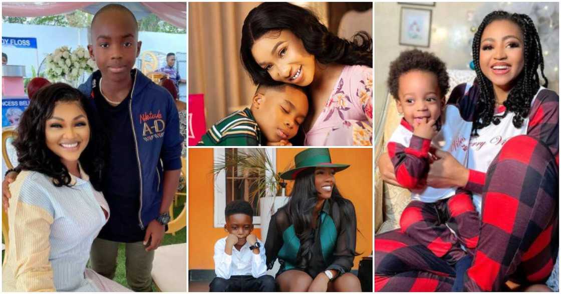 Regina Daniels and other celebrity parents Regina Daniels and other celebrity parents