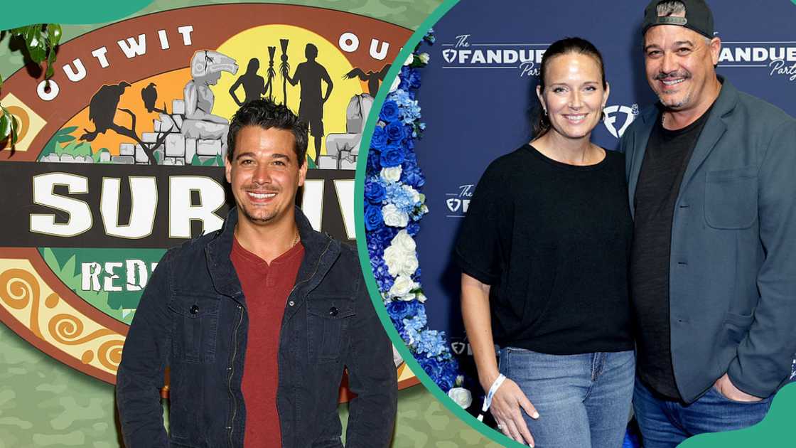 Rob Mariano during the "Survivor: Redemption Island" Finale and Reunion Show (L). Amber Mariano and Rob Mariano during The FanDuel Party (R). Rob Mariano during the "Survivor: Redemption Island" Finale and Reunion Show (L). Amber Mariano and Rob Mariano during The FanDuel Party (R).