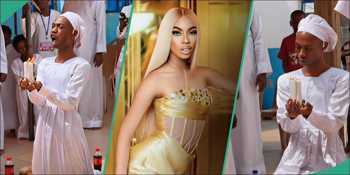 James Brown storms church for deliverance, opens up about unseen struggles