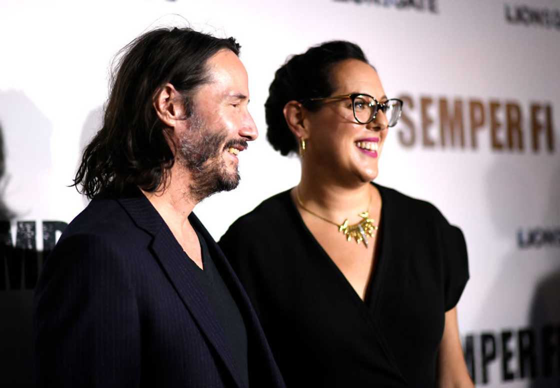 Keanu Reeves and sister Karina Miller Keanu Reeves and sister Karina Miller