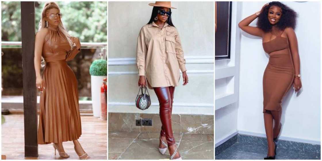 Photos of Toke Makinwa, Diane and Ini Dima-Okojie.