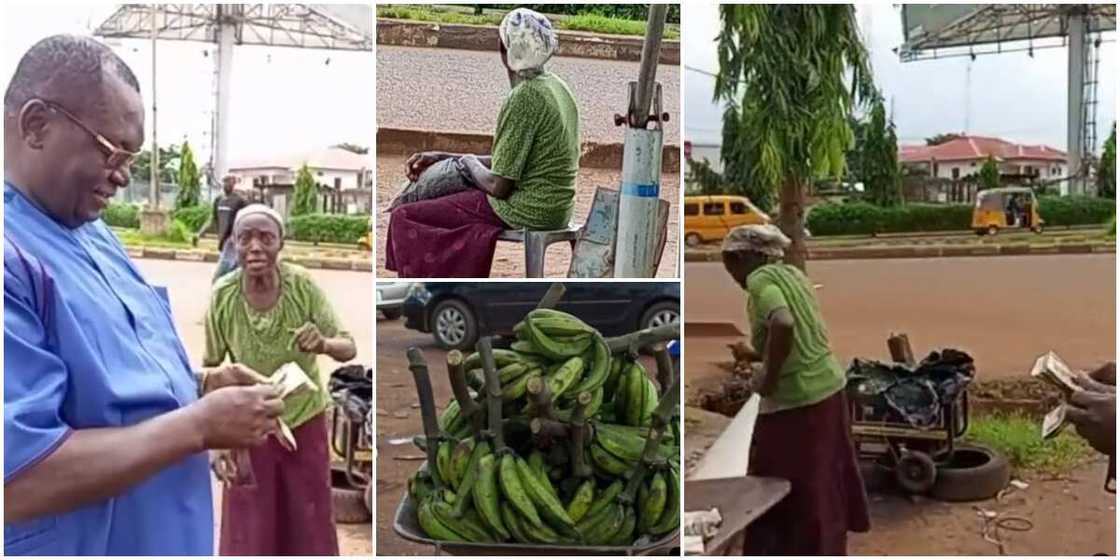 Video of slain Chike Akunyili buying all old woman's plantains surfaces, melts hearts Video of slain Chike Akunyili buying all old woman's plantains surfaces, melts hearts