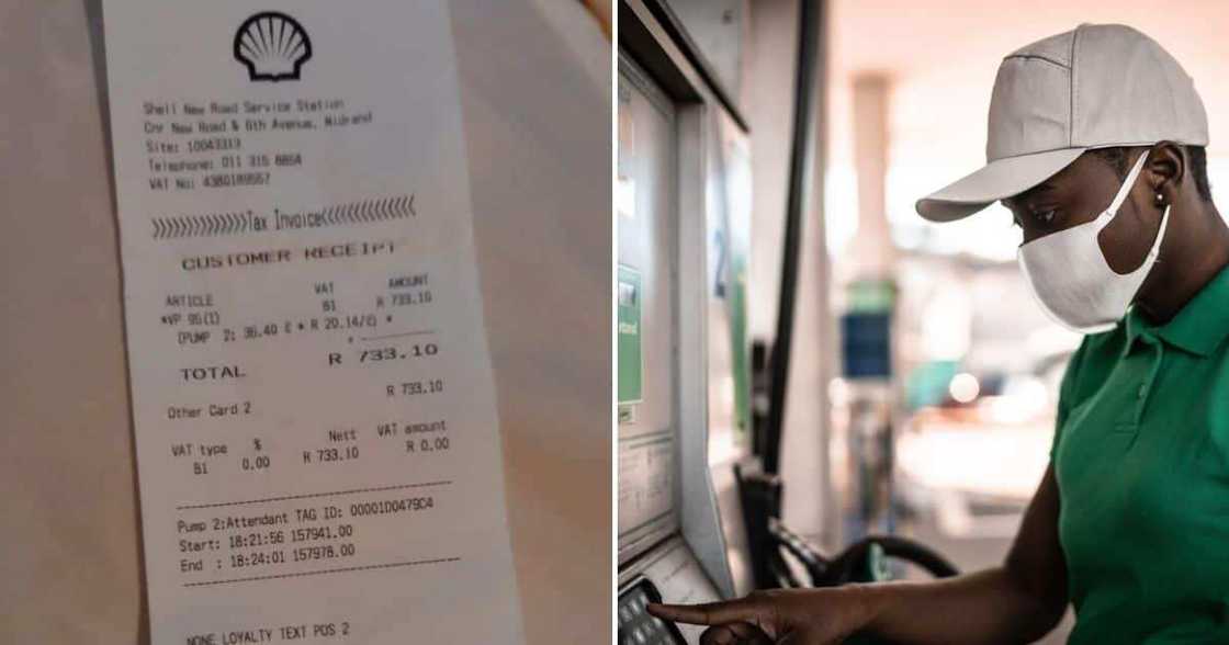 Reactions as lady runs away after buying fuel of N19k Reactions as lady runs away after buying fuel of N19k