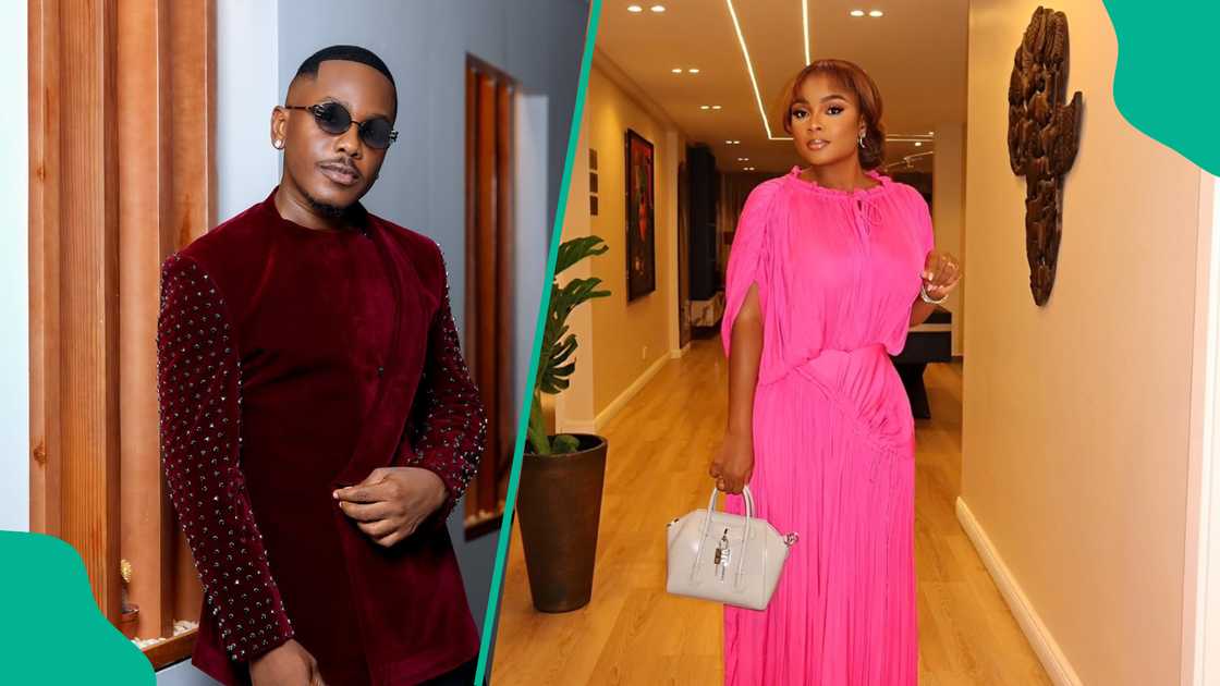 Bimbo Ademoye teases Timini about her lover, his reaction trends Bimbo Ademoye teases Timini about her lover, his reaction trends