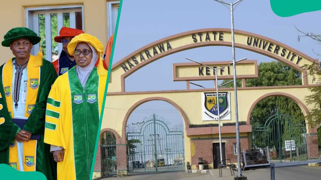 Nasarawa State University lectures. The university's entrace gate. Nasarawa State University lectures. The university's entrace gate.