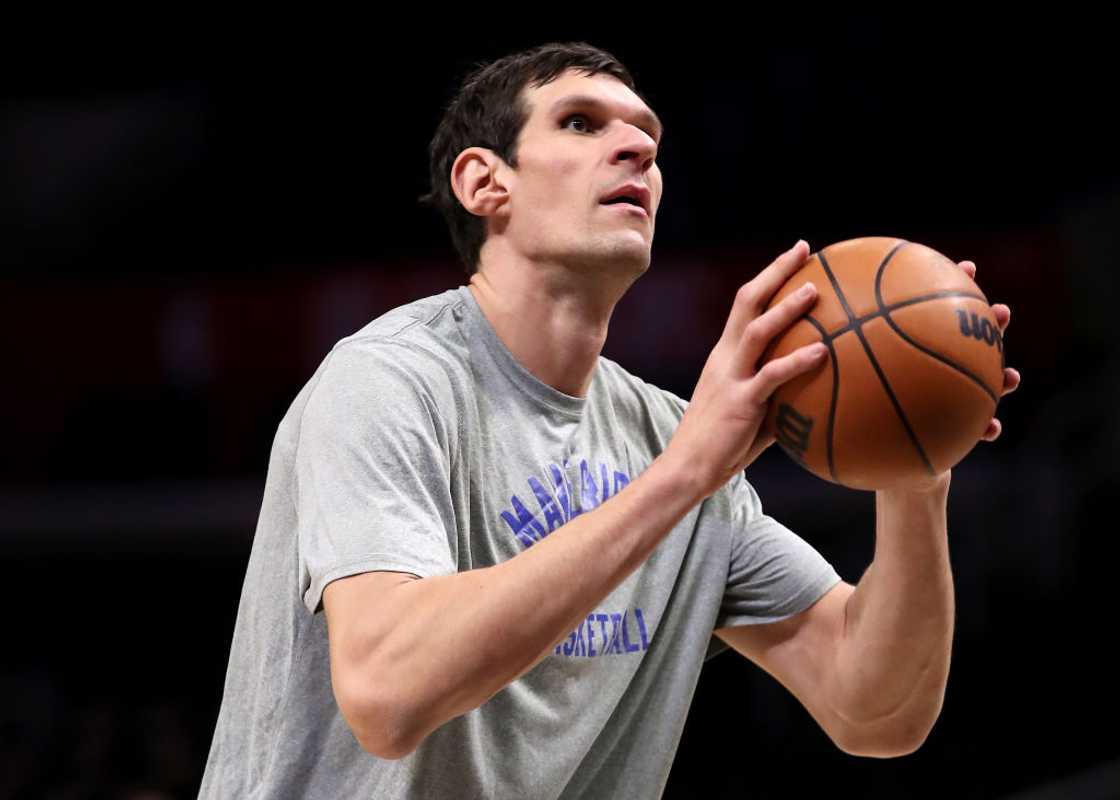 Boban Marjanovic in Los Angeles, California. Boban Marjanovic in Los Angeles, California.