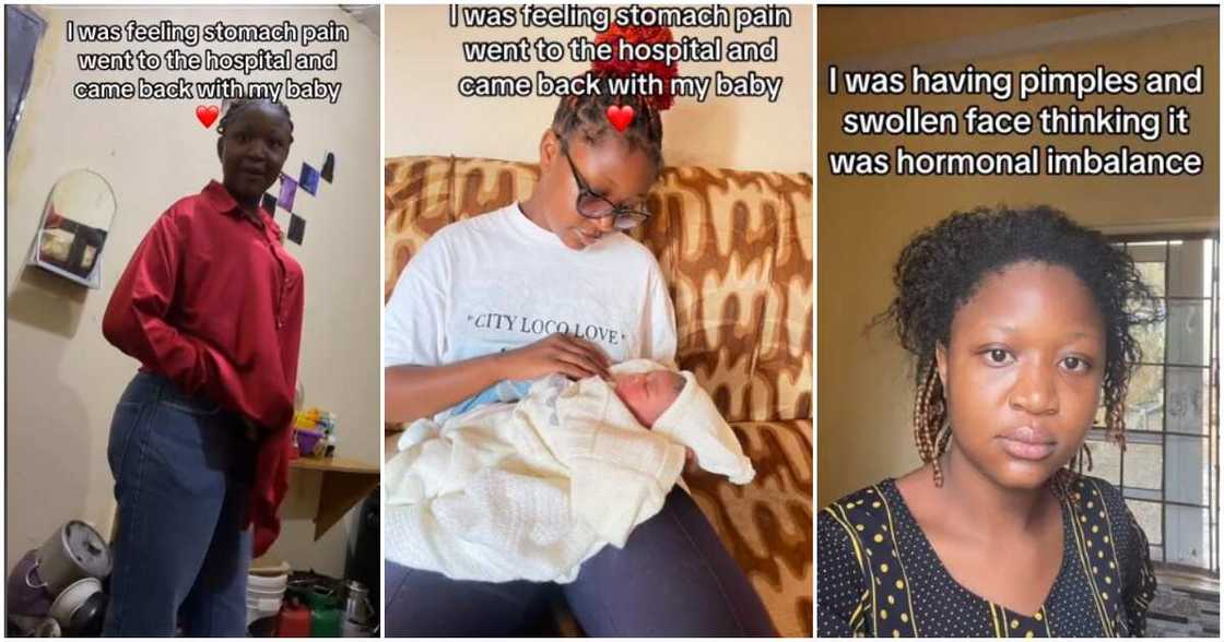 Cryptic pregnancy, Nigerian lady, stomach pain Cryptic pregnancy, Nigerian lady, stomach pain