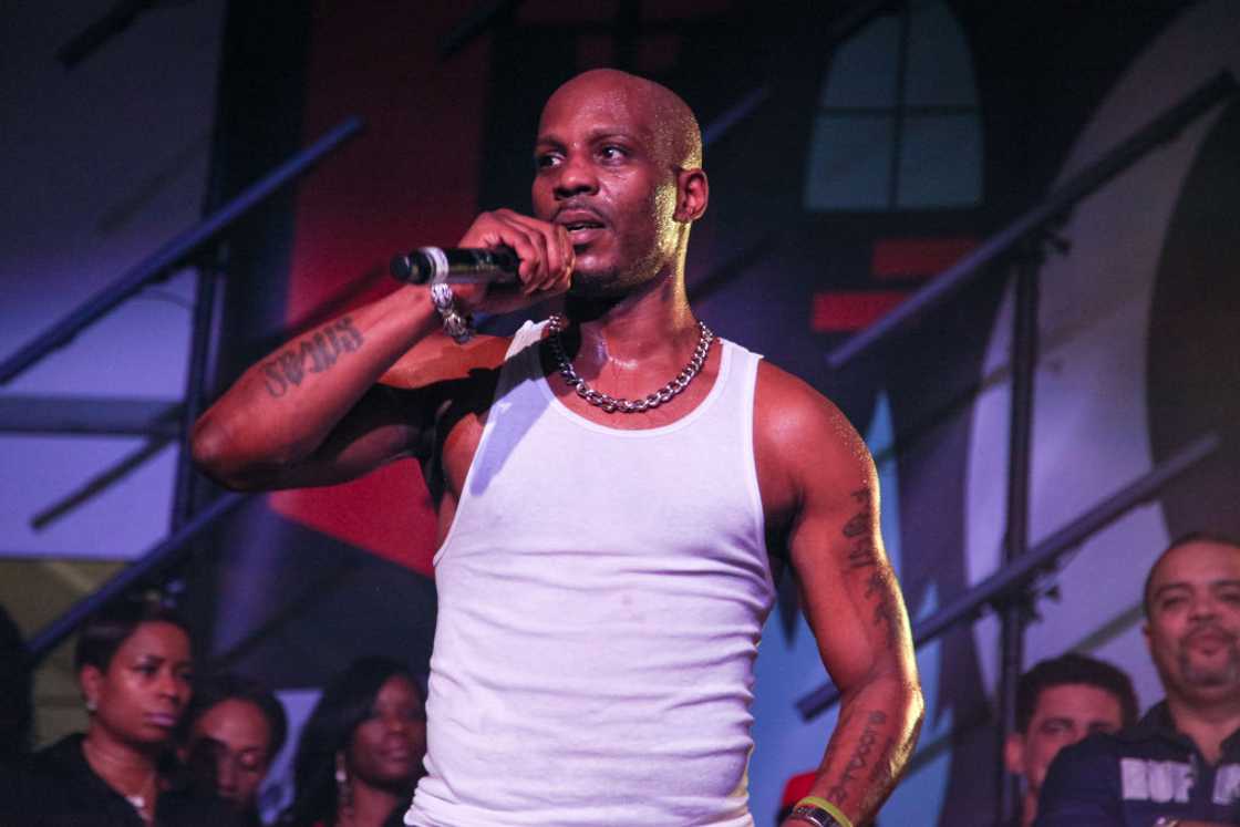 DMX performs at a house party in Miami, Florida DMX performs at a house party in Miami, Florida