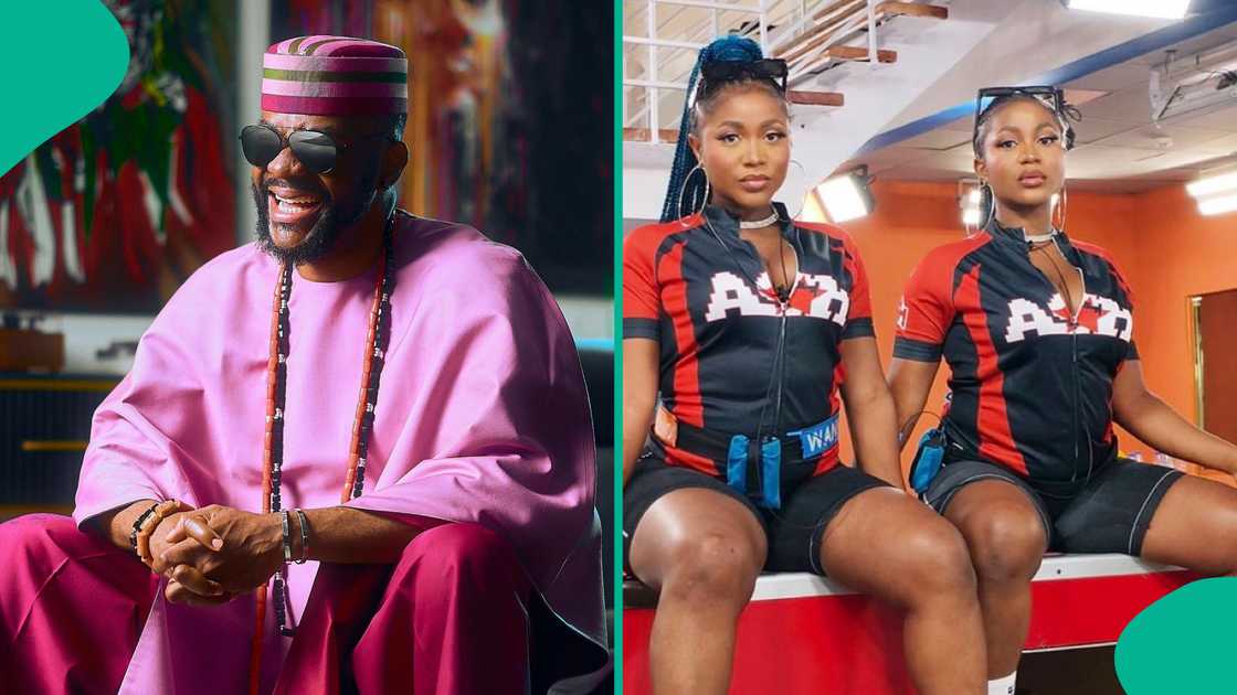 Handi rocks provocative outfit before Ebuka Obi-Uchendu Handi rocks provocative outfit before Ebuka Obi-Uchendu