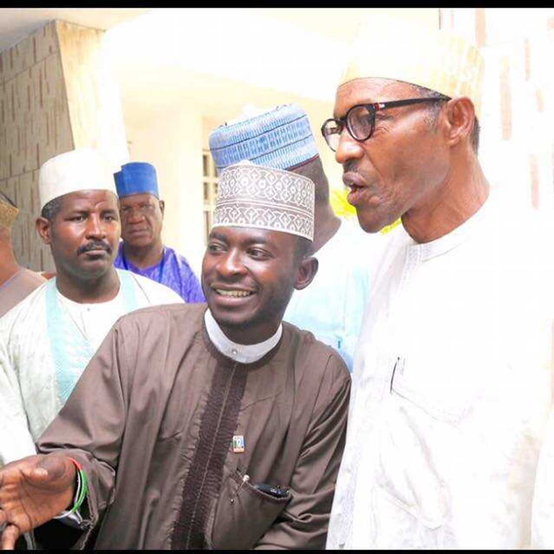 Shaaban Ibrahim enjoying the company of President Buhari Shaaban Ibrahim enjoying the company of President Buhari