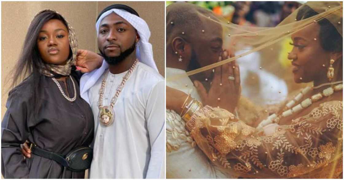 Nigerian entertainer Davido and Chioma Nigerian entertainer Davido and Chioma