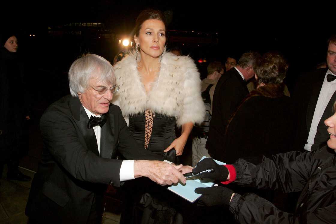 Bernie Ecclestone and Slavica Ecclestone arrive at 2005 Autosport Awards Bernie Ecclestone and Slavica Ecclestone arrive at 2005 Autosport Awards